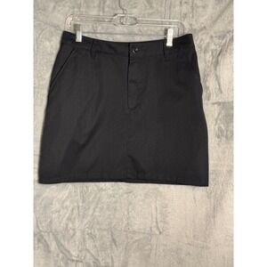 Icebreaker Skirt Women's Size 29 Black Merino Wool Blend Outdoor Athletic‎